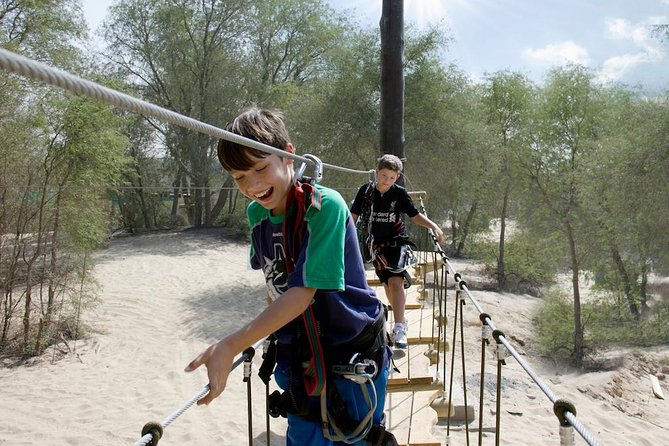 Up to 4 Hour Admission on our Ziplines and Ropes Courses. - Heat, water, clothing, and food