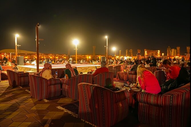 VIP Camp at Red Sand Safari with BBQ Dinner and ATV Ride - Live shows under the evening sky