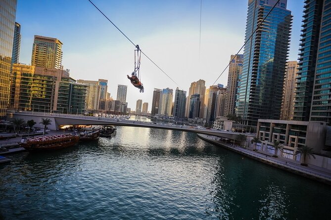 Xline Dubai Marina Zipline Experience With Transfers Option - The launch from Amwaj Towers