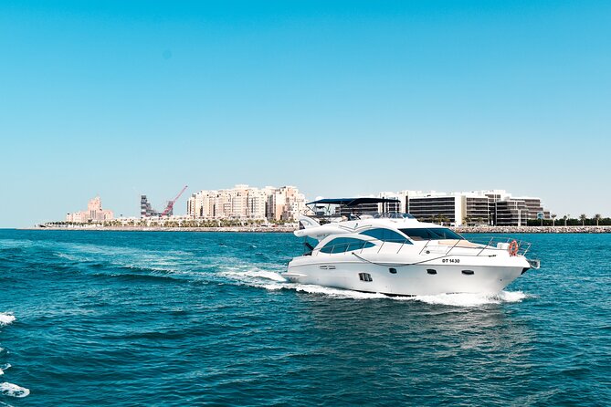 Yacht Trip Dubai : Book 56 ft Premium Yacht up to 21 people - Jumeirah Beach Residence from the water
