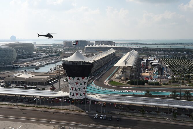 Yas Marina Circuit Tour - Yas Marina and Shams Tower photo stops